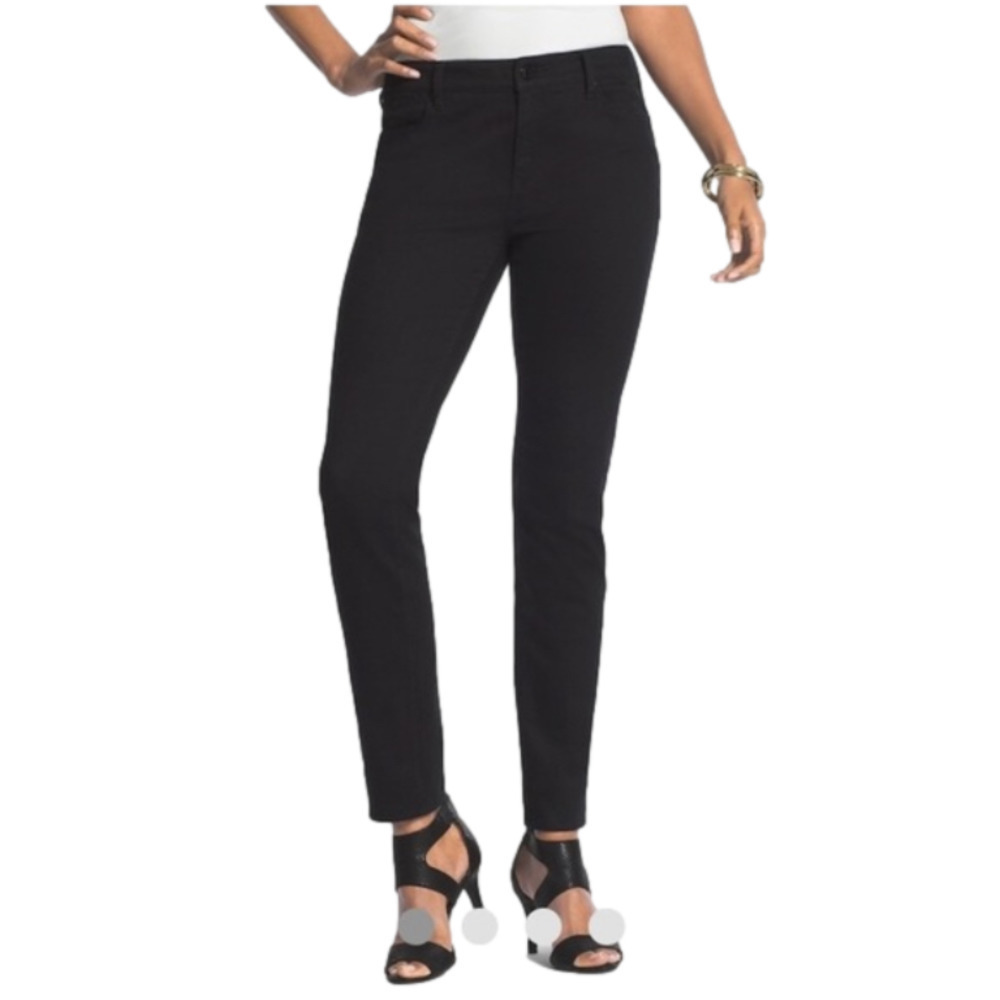 Chico’s The Platinum Black High Rise Jegging Jeans Pant - Sz 0.5 (Small/6)